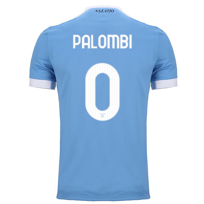 Homme Football Maillot Simone Palombi #0 Bleu Tenues Domicile 2021/22 T-shirt