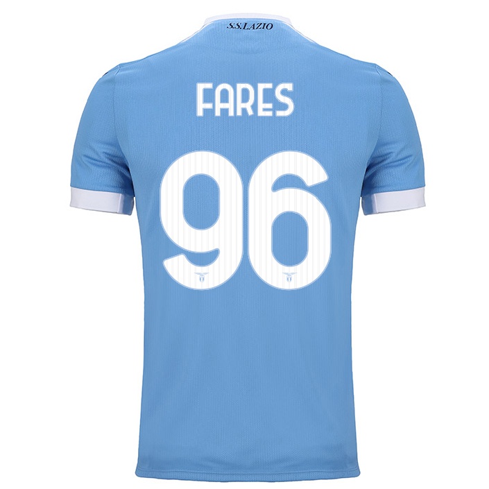 Homme Football Maillot Mohamed Fares #96 Bleu Tenues Domicile 2021/22 T-shirt