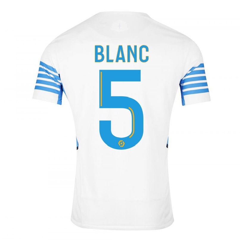 Homme Football Maillot Amandine Blanc #5 Blanche Tenues Domicile 2021/22 T-shirt