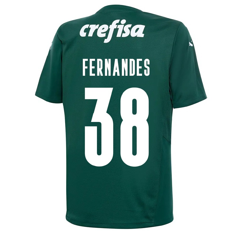 Homme Football Maillot Matheus Fernandes #38 Vert Foncé Tenues Domicile 2021/22 T-shirt