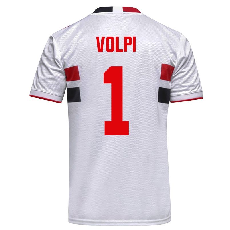 Homme Football Maillot Tiago Volpi #1 Blanche Tenues Domicile 2021/22 T-shirt