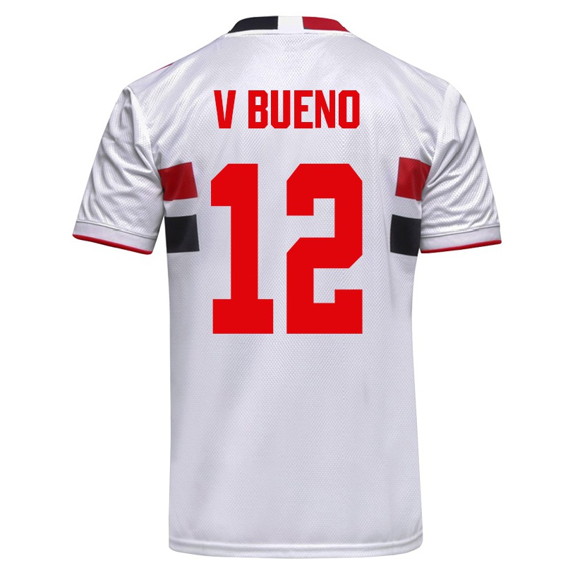 Homme Football Maillot Vitor Bueno #12 Blanche Tenues Domicile 2021/22 T-shirt