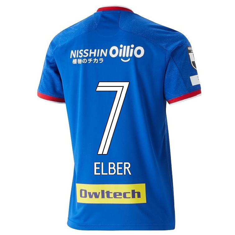 Homme Football Maillot Elber #7 Bleu Tenues Domicile 2021/22 T-shirt