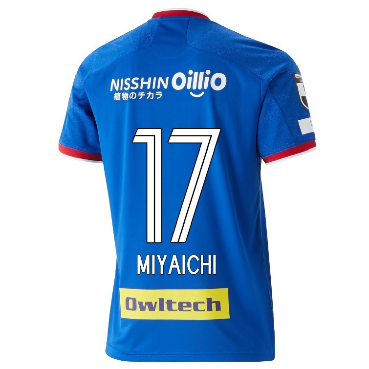 Homme Football Maillot Ryo Miyaichi #17 Bleu Tenues Domicile 2021/22 T-shirt
