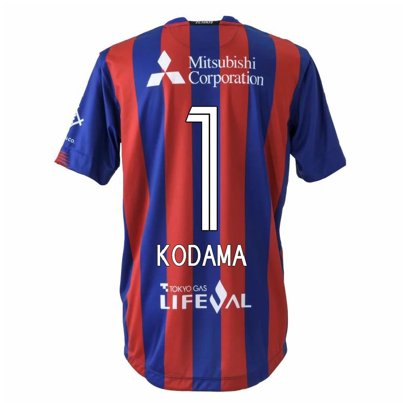 Homme Football Maillot Tsuyoshi Kodama #1 Rouge Bleu Tenues Domicile 2021/22 T-shirt