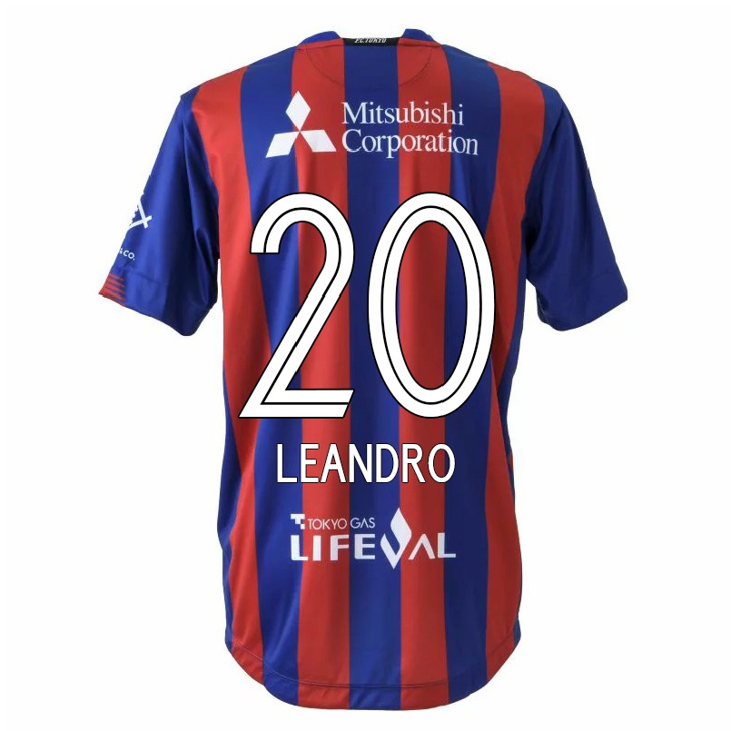 Homme Football Maillot Leandro #20 Rouge Bleu Tenues Domicile 2021/22 T-shirt