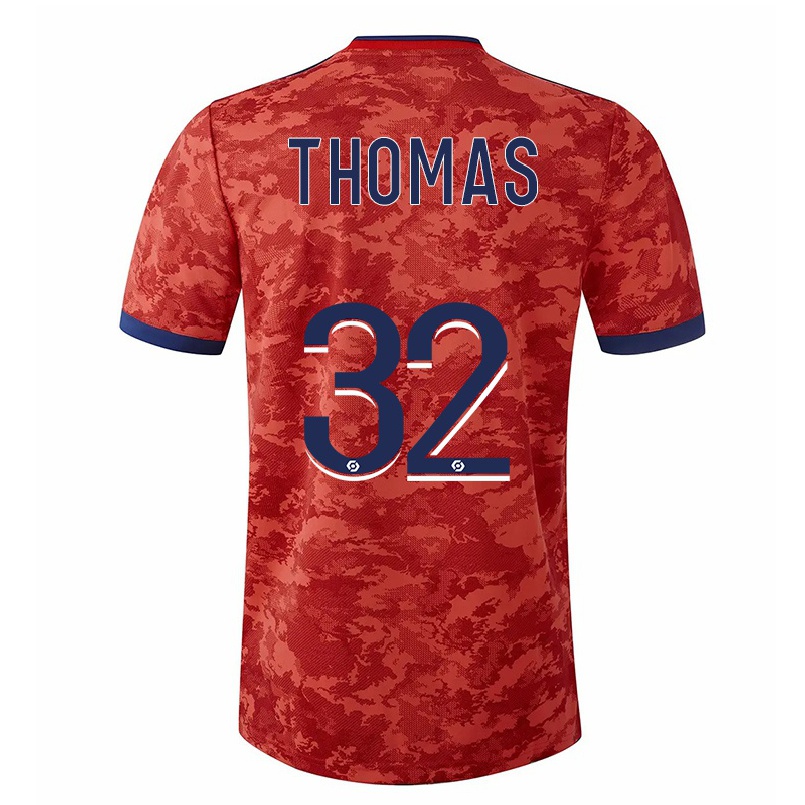 Homme Football Maillot Titouan Thomas #32 Orange Tenues Extérieur 2021/22 T-shirt