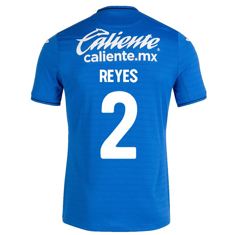Homme Football Maillot Josue Reyes #2 Bleu Foncé Tenues Domicile 2021/22 T-shirt
