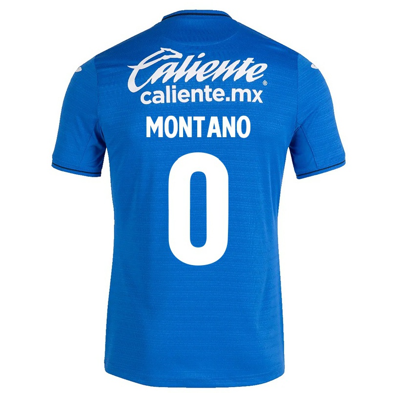 Homme Football Maillot Kevyn Montano #0 Bleu Foncé Tenues Domicile 2021/22 T-shirt