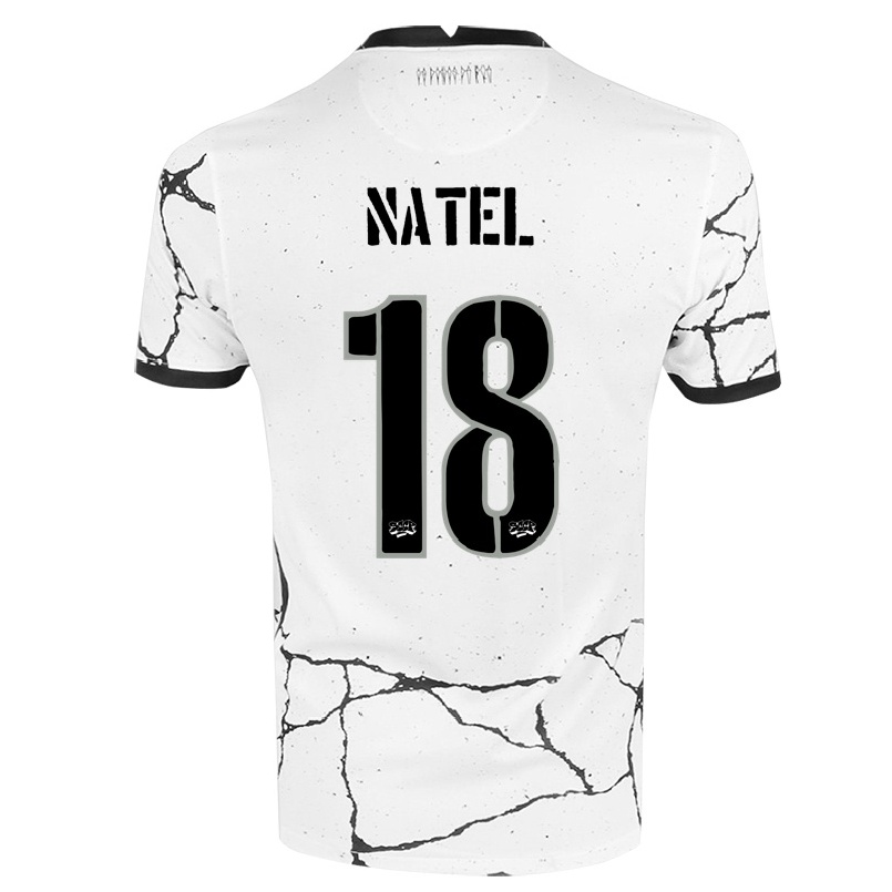 Homme Football Maillot Leo Natel #18 Blanche Tenues Domicile 2021/22 T-shirt