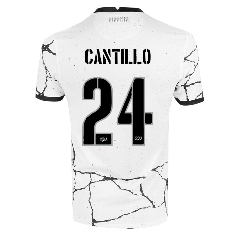 Homme Football Maillot Victor Cantillo #24 Blanche Tenues Domicile 2021/22 T-shirt