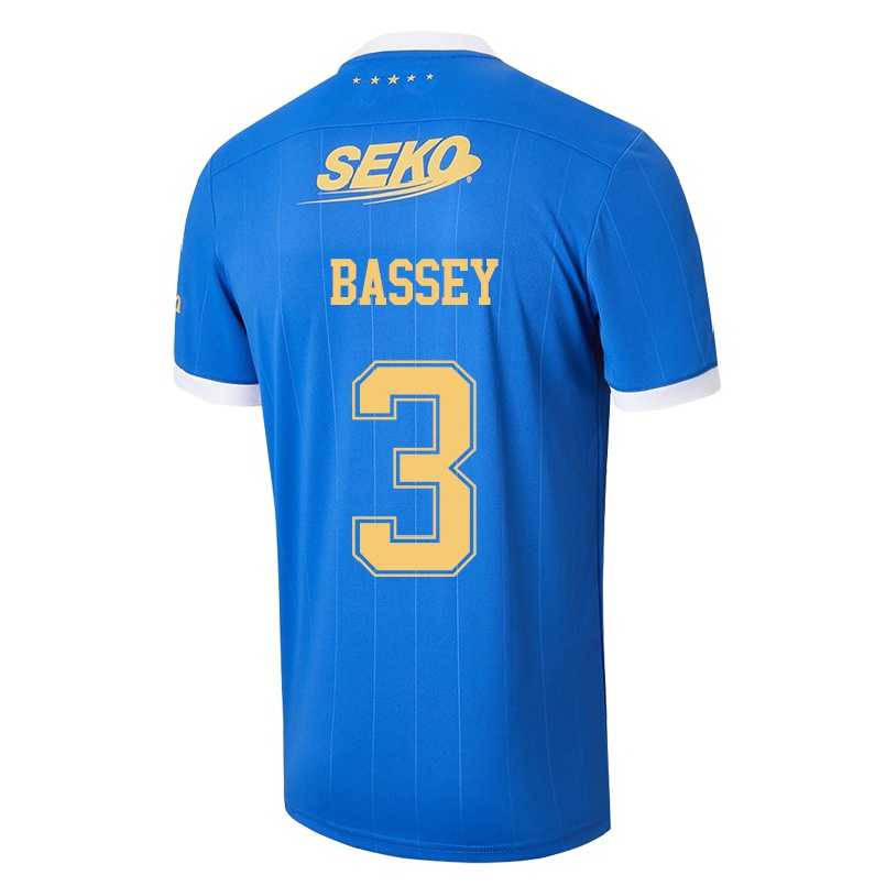 Homme Football Maillot Calvin Bassey #3 Bleu Tenues Domicile 2021/22 T-shirt