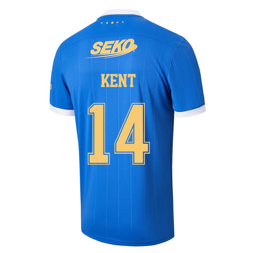 Homme Football Maillot Ryan Kent #14 Bleu Tenues Domicile 2021/22 T-shirt