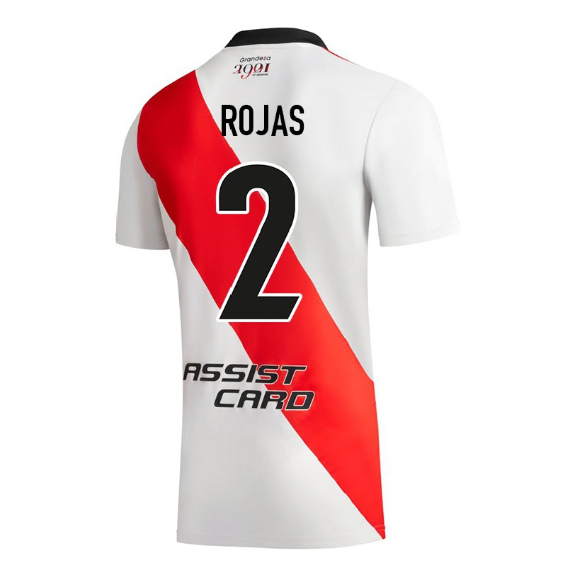 Homme Football Maillot Robert Rojas #2 Blanc Tenues Domicile 2021/22 T-shirt