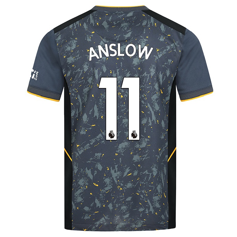 Homme Football Maillot Jen Anslow #11 Gris Tenues Extérieur 2021/22 T-shirt