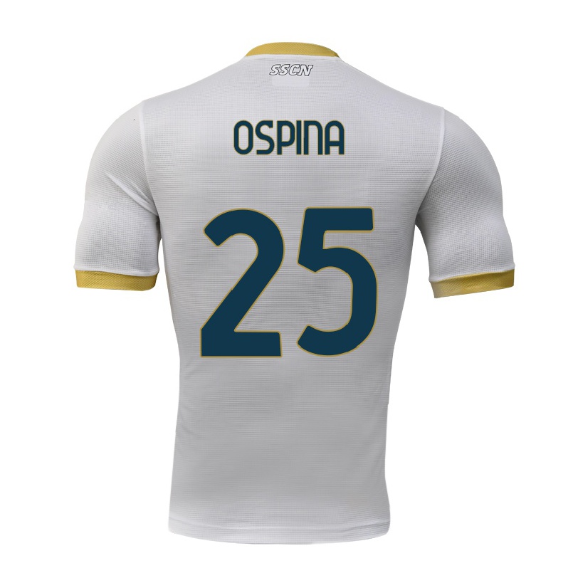 Homme Football Maillot David Ospina #25 Gris Tenues Extérieur 2021/22 T-shirt