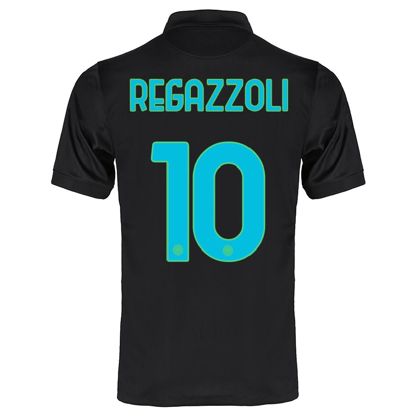 Homme Football Maillot Alice Regazzoli #10 Noir Tenues Third 2021/22 T-shirt