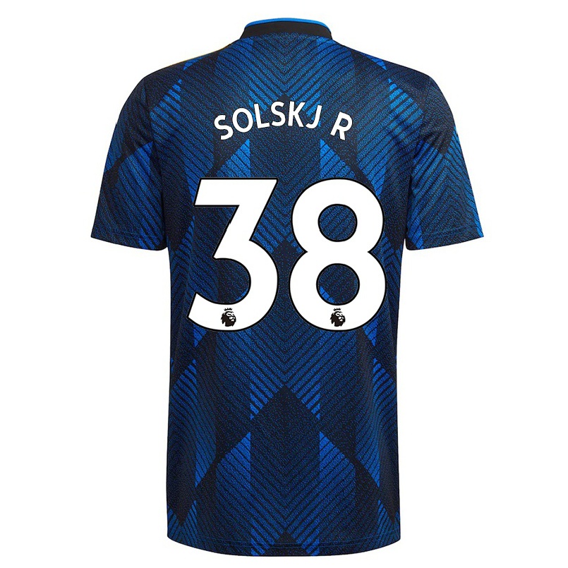 Homme Football Maillot Karna Solskjaer #38 Bleu Foncé Tenues Third 2021/22 T-shirt