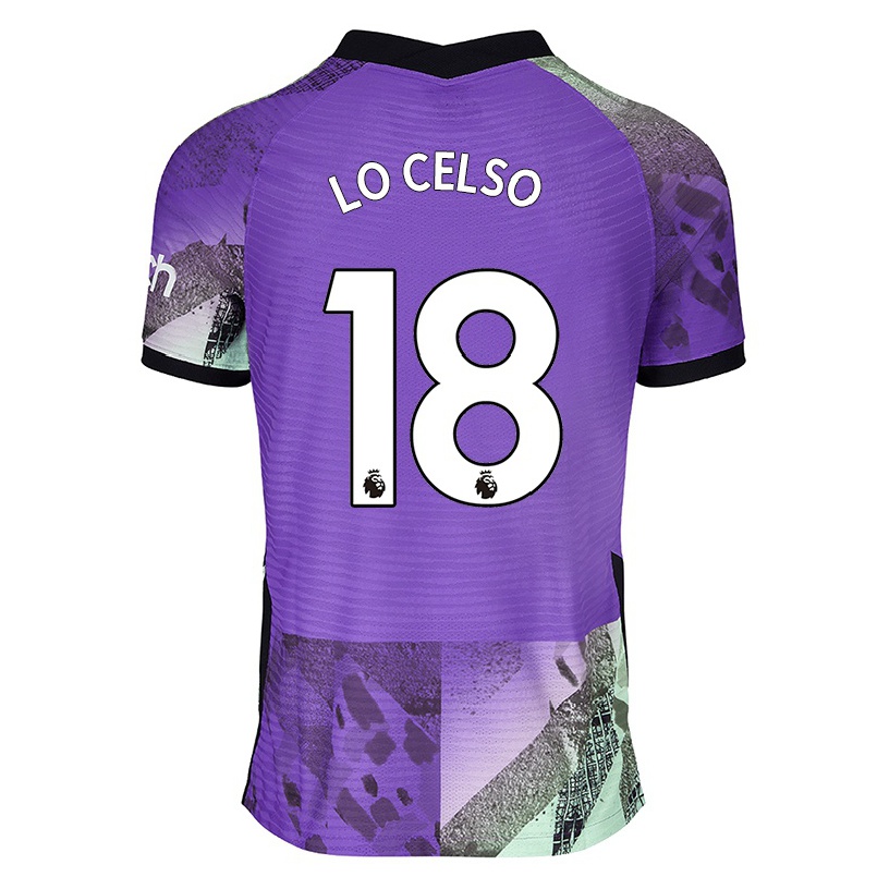 Homme Football Maillot Giovani Lo Celso #18 Violet Tenues Third 2021/22 T-shirt