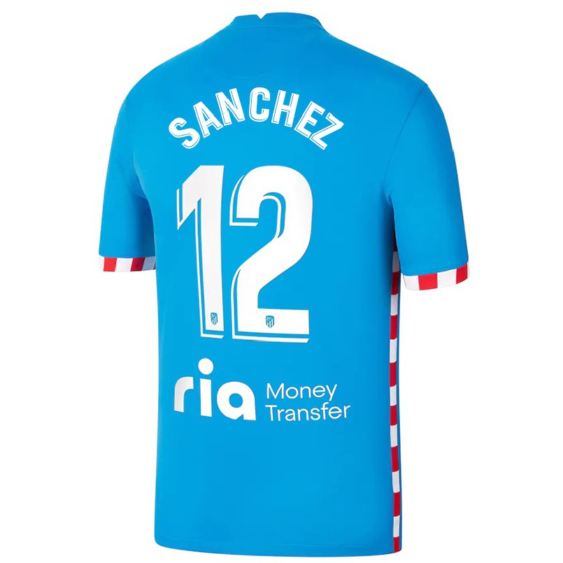 Homme Football Maillot Ricard Sanchez #12 Bleu Tenues Third 2021/22 T-shirt