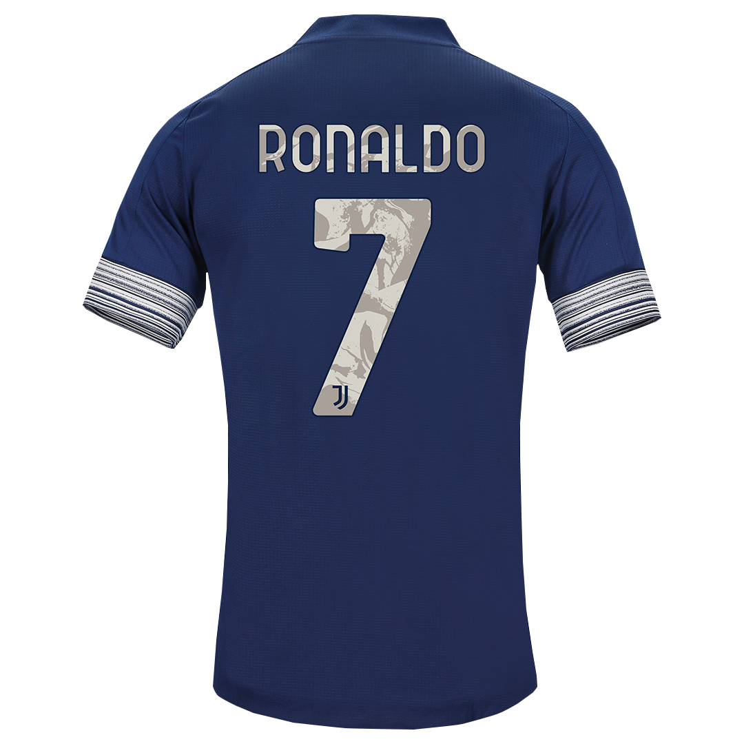 Homme Football Maillot Cristiano Ronaldo #7 Tenues Extérieur Obscurité 2020/21 Chemise
