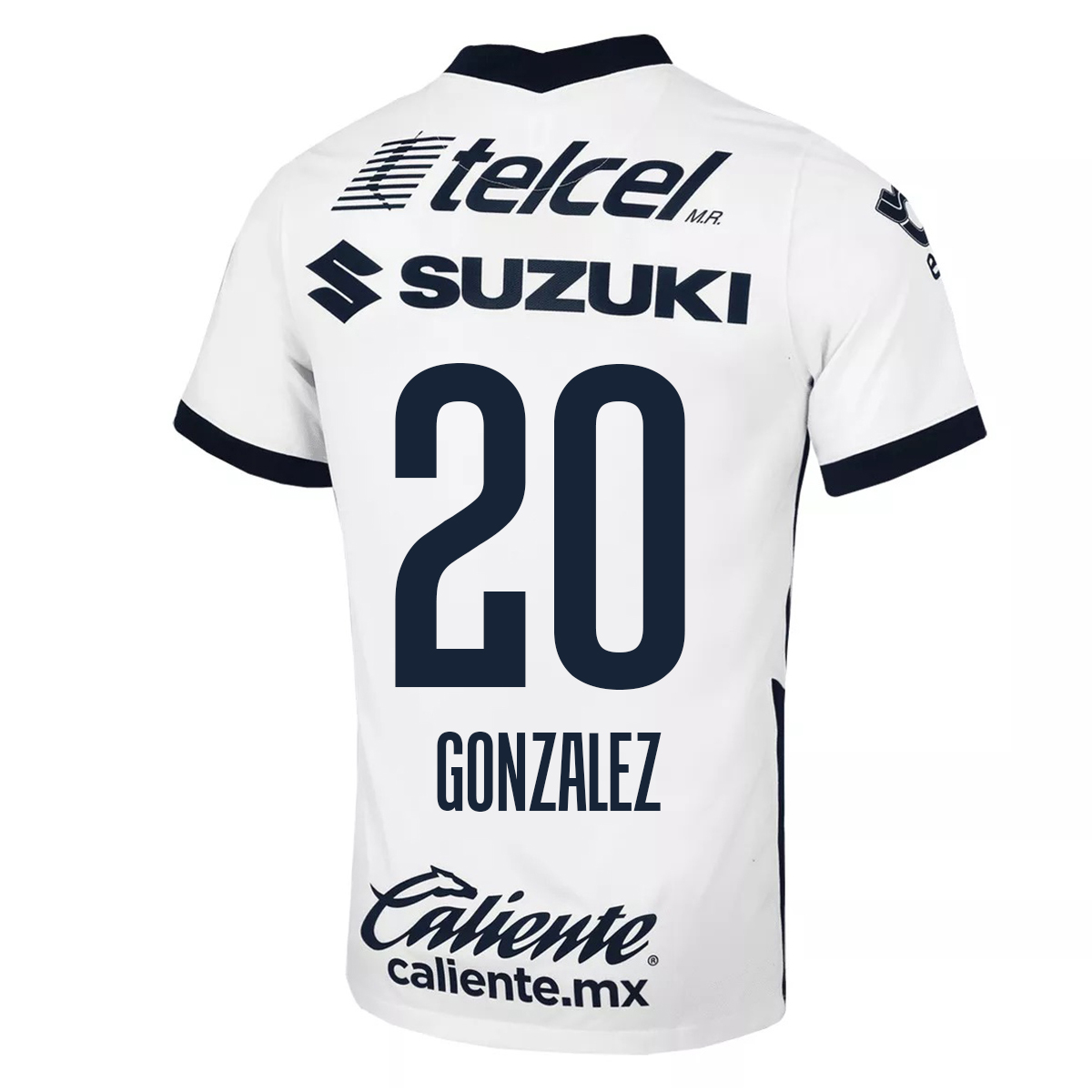 Homme Football Maillot Julio Gonzalez #20 Tenues Extérieur Blanc 2020/21 Chemise