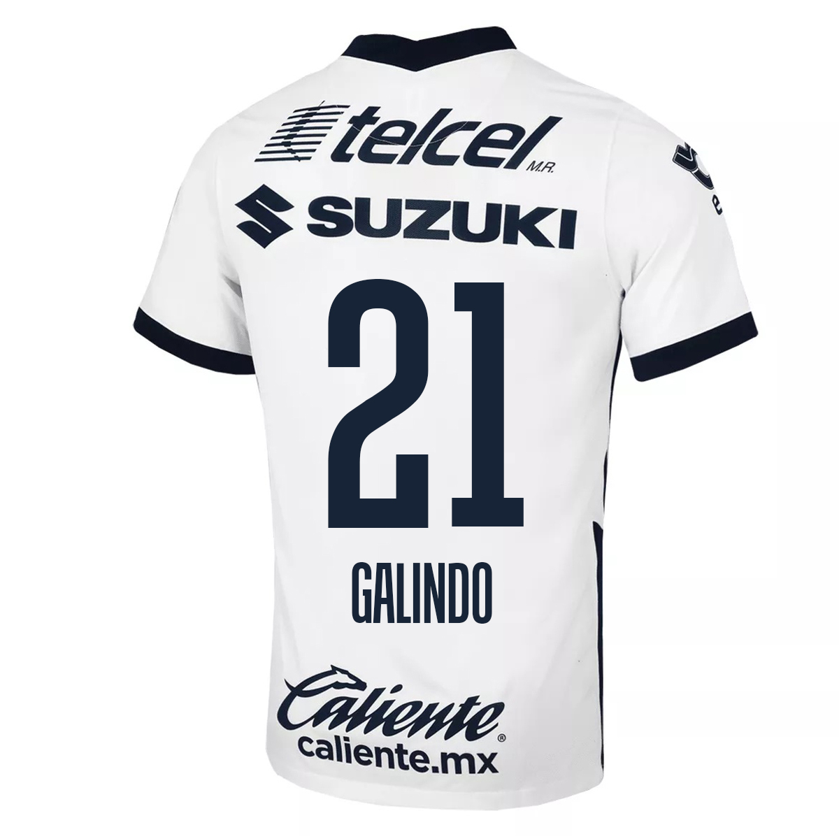 Homme Football Maillot Jose Galindo #21 Tenues Extérieur Blanc 2020/21 Chemise