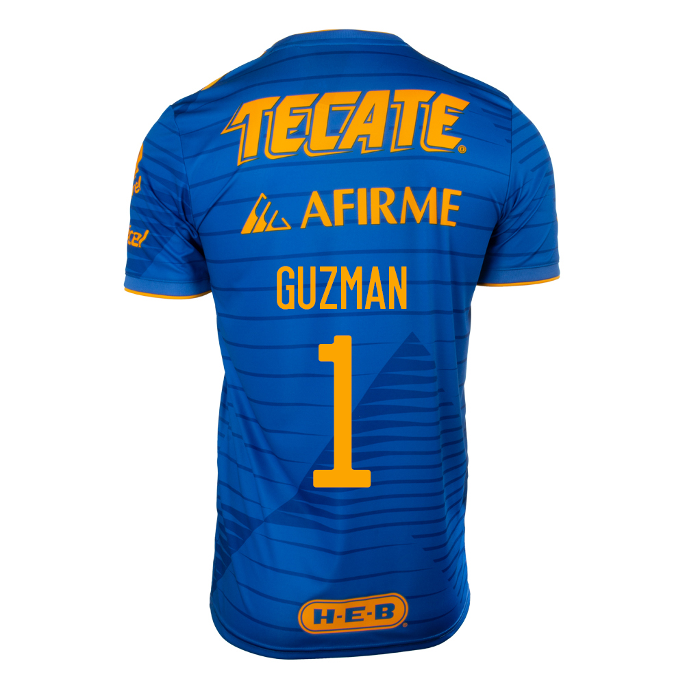 Homme Football Maillot Nahuel Guzman #1 Tenues Extérieur Bleu 2020/21 Chemise
