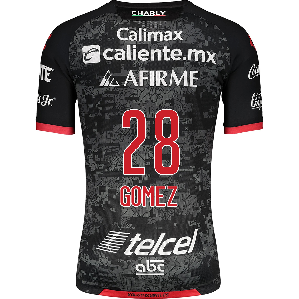Homme Football Maillot Jaime Gomez #28 Tenues Domicile Noire 2020/21 Chemise