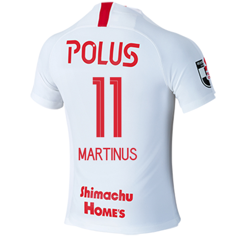 Homme Football Maillot Quenten Martinus #11 Tenues Extérieur Blanc 2020/21 Chemise