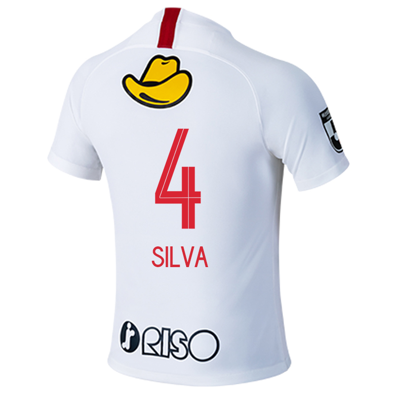 Homme Football Maillot Leo Silva #4 Tenues Extérieur Blanc 2020/21 Chemise
