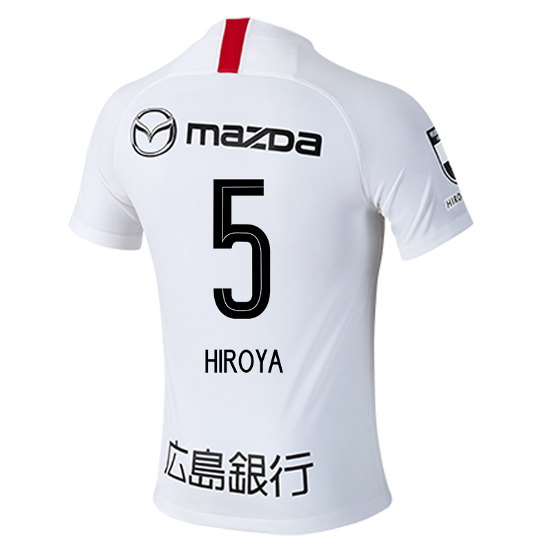 Homme Football Maillot Hiroya Matsumoto #5 Tenues Extérieur Blanc 2020/21 Chemise