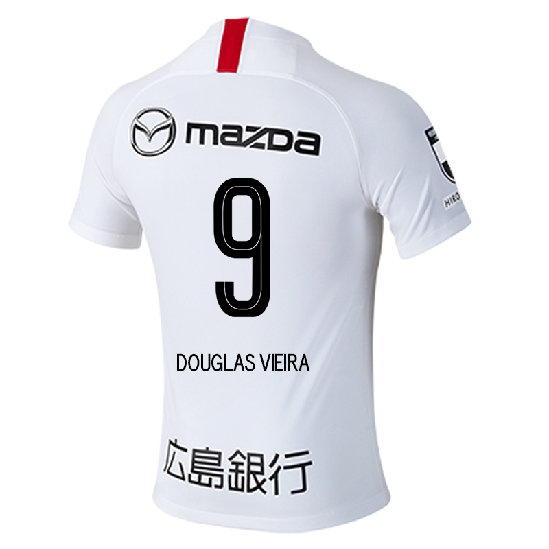 Homme Football Maillot Douglas Vieira #9 Tenues Extérieur Blanc 2020/21 Chemise