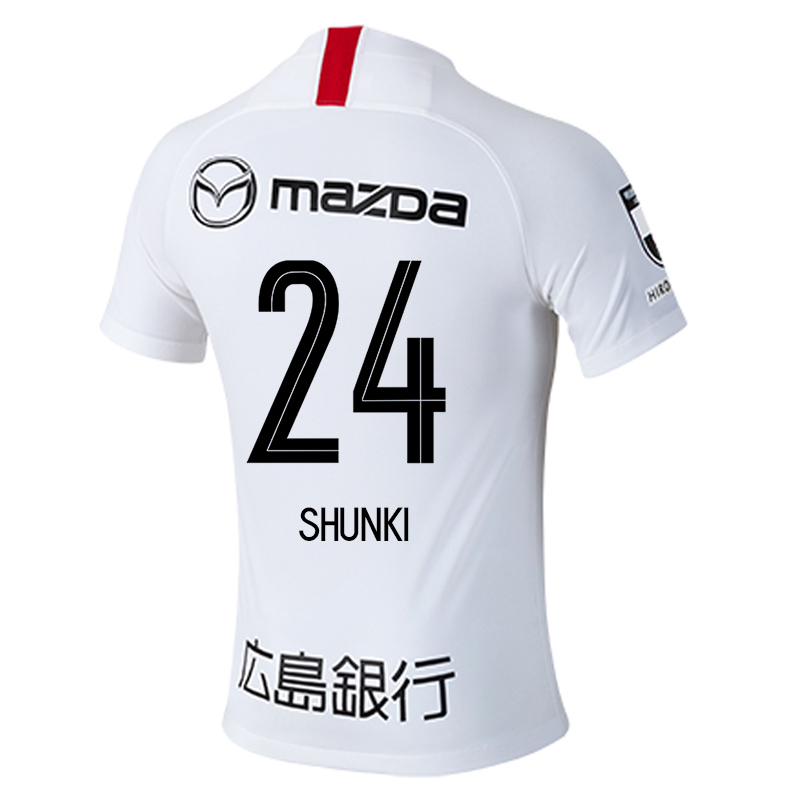 Homme Football Maillot Shunki Higashi #24 Tenues Extérieur Blanc 2020/21 Chemise