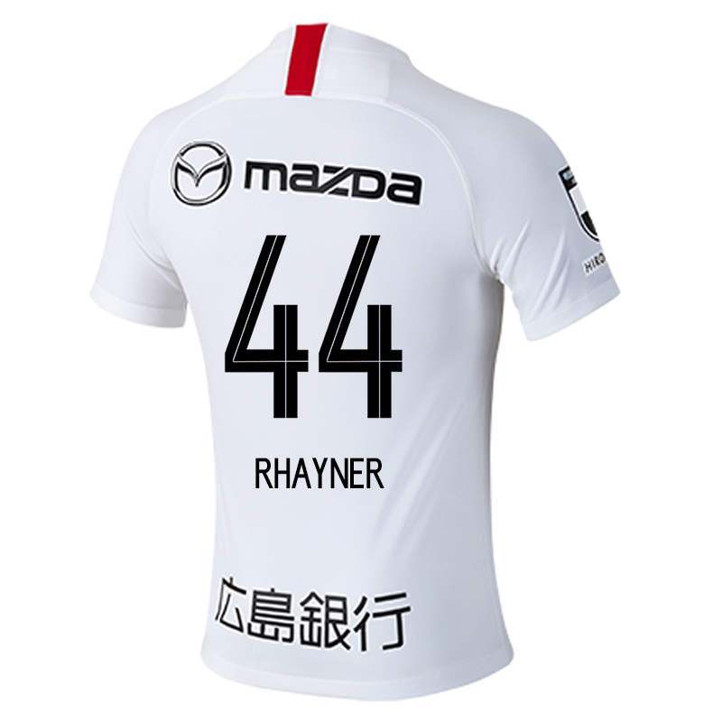 Homme Football Maillot Rhayner #44 Tenues Extérieur Blanc 2020/21 Chemise