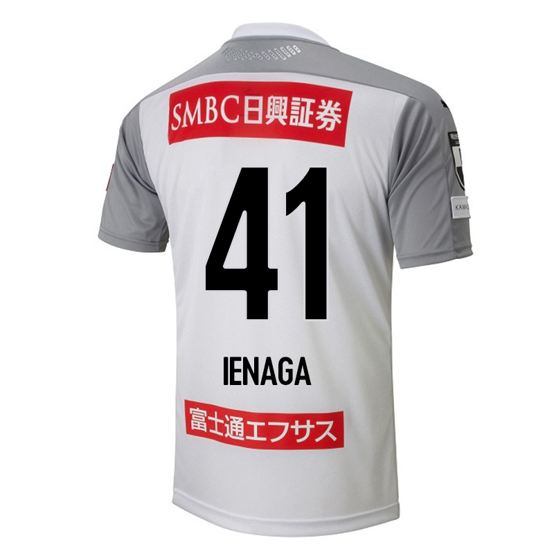 Homme Football Maillot Akihiro Ienaga #41 Tenues Extérieur Blanc 2020/21 Chemise