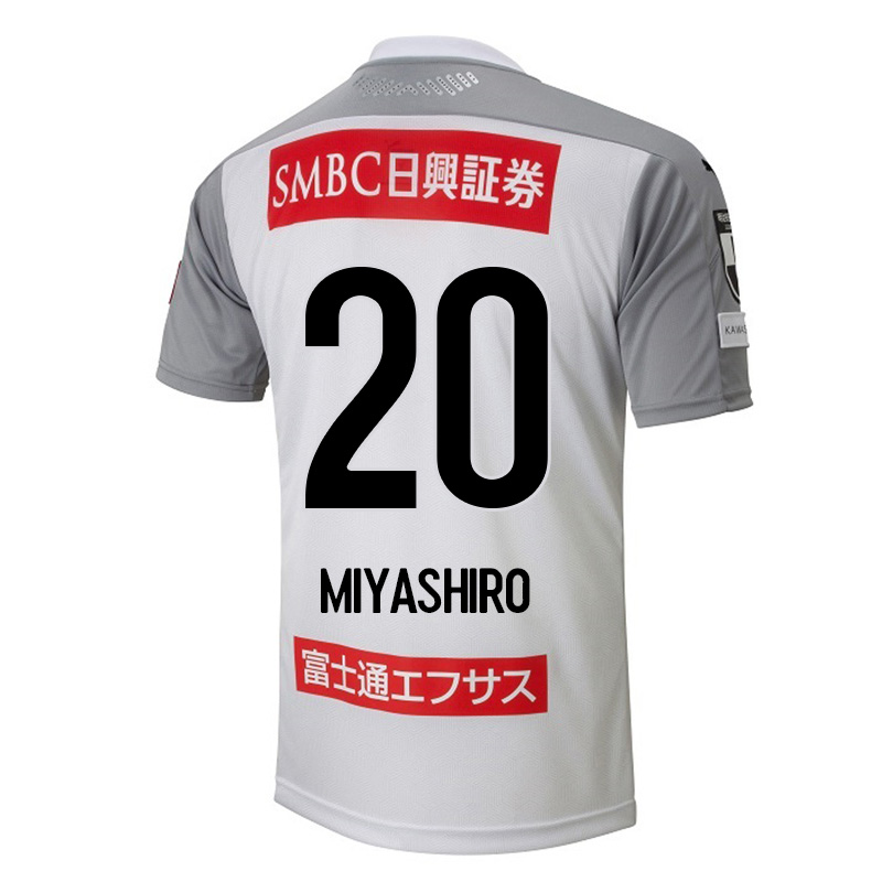 Homme Football Maillot Taisei Miyashiro #20 Tenues Extérieur Blanc 2020/21 Chemise