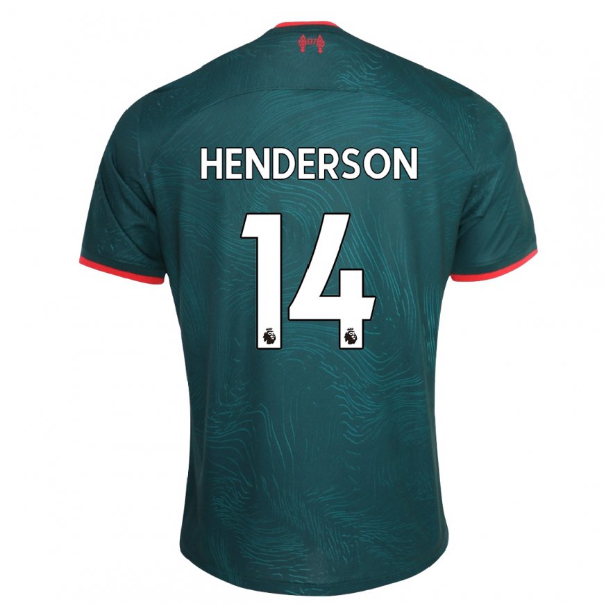 Kandiny Femme Maillot Henderson #14 Vert Foncé Troisieme 2022/23 T-shirt