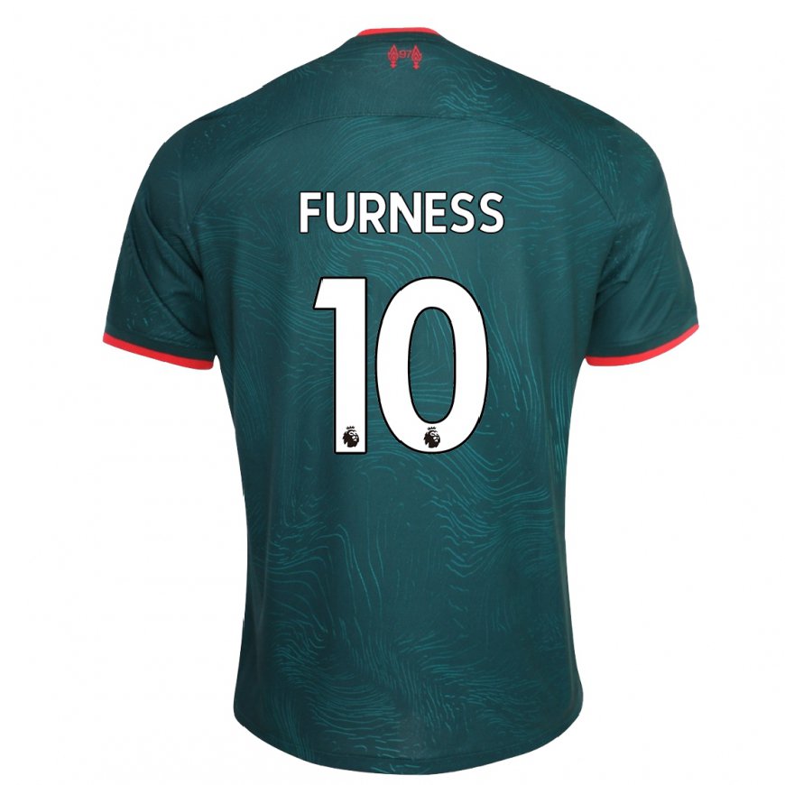 Kandiny Femme Maillot Rachel Furness #10 Vert Foncé Troisieme 2022/23 T-shirt