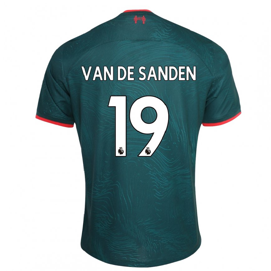 Kandiny Femme Maillot Shanice Van De Sanden #19 Vert Foncé Troisieme 2022/23 T-shirt