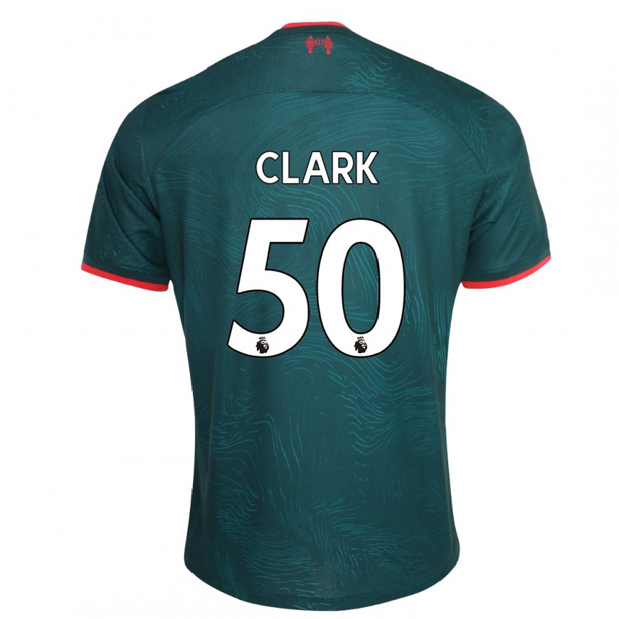 Kandiny Femme Maillot Bobby Clark #50 Vert Foncé Troisieme 2022/23 T-shirt