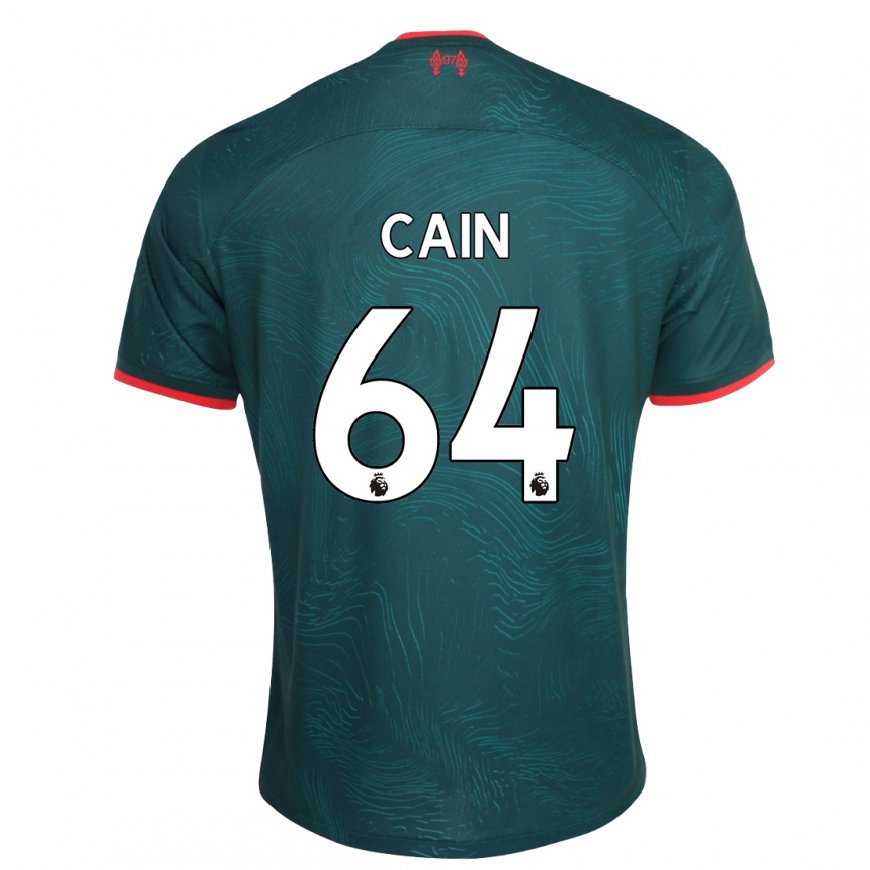 Kandiny Femme Maillot Jake Cain #64 Vert Foncé Troisieme 2022/23 T-shirt
