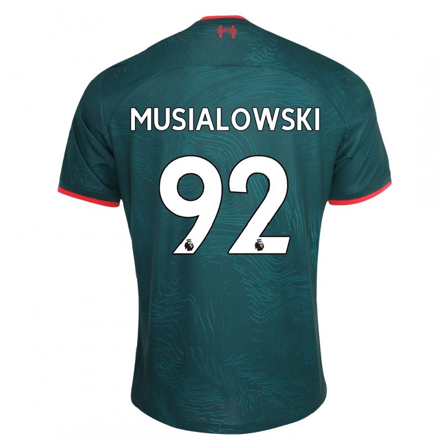 Kandiny Femme Maillot Mateusz Musialowski #92 Vert Foncé Troisieme 2022/23 T-shirt