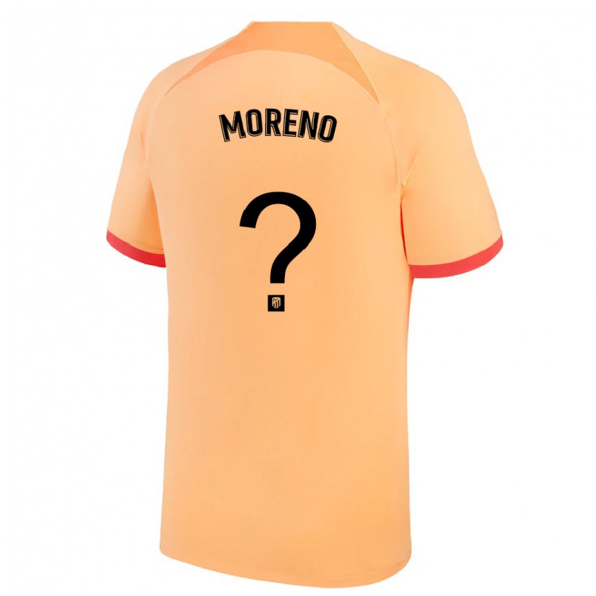Kandiny Femme Maillot Alberto Moreno #0 Orange Clair Troisieme 2022/23 T-shirt