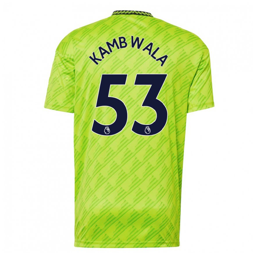 Kandiny Femme Maillot Willy Kambwala #53 Vert Clair Troisieme 2022/23 T-shirt