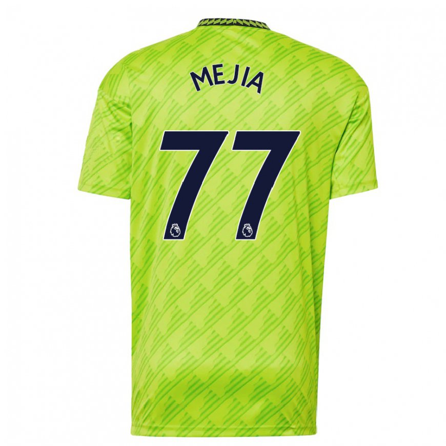 Kandiny Femme Maillot Mateo Mejia #77 Vert Clair Troisieme 2022/23 T-shirt