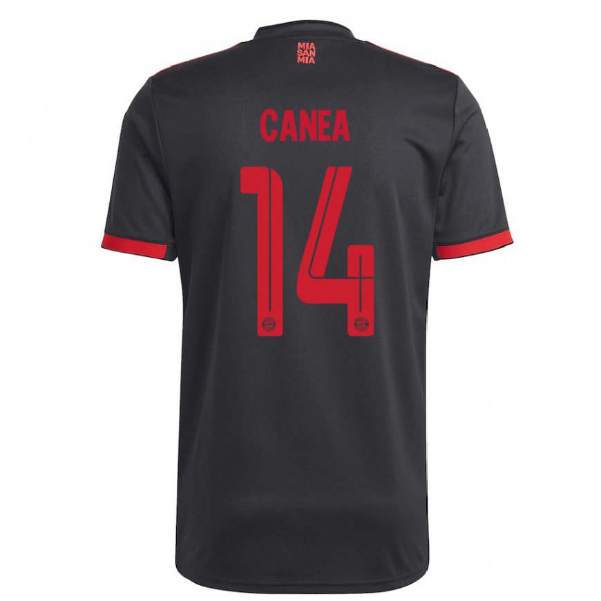 Kandiny Femme Maillot Rares Canea #14 Noir Et Rouge Troisieme 2022/23 T-shirt