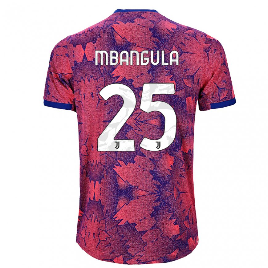 Kandiny Femme Maillot Samuel Mbangula #25 Rose Rouge Bleu Troisieme 2022/23 T-shirt