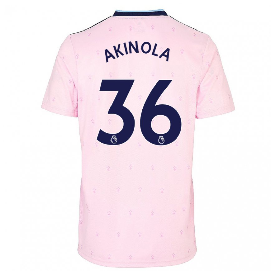 Kandiny Femme Maillot Tim Akinola #36 Rose Marine Troisieme 2022/23 T-shirt