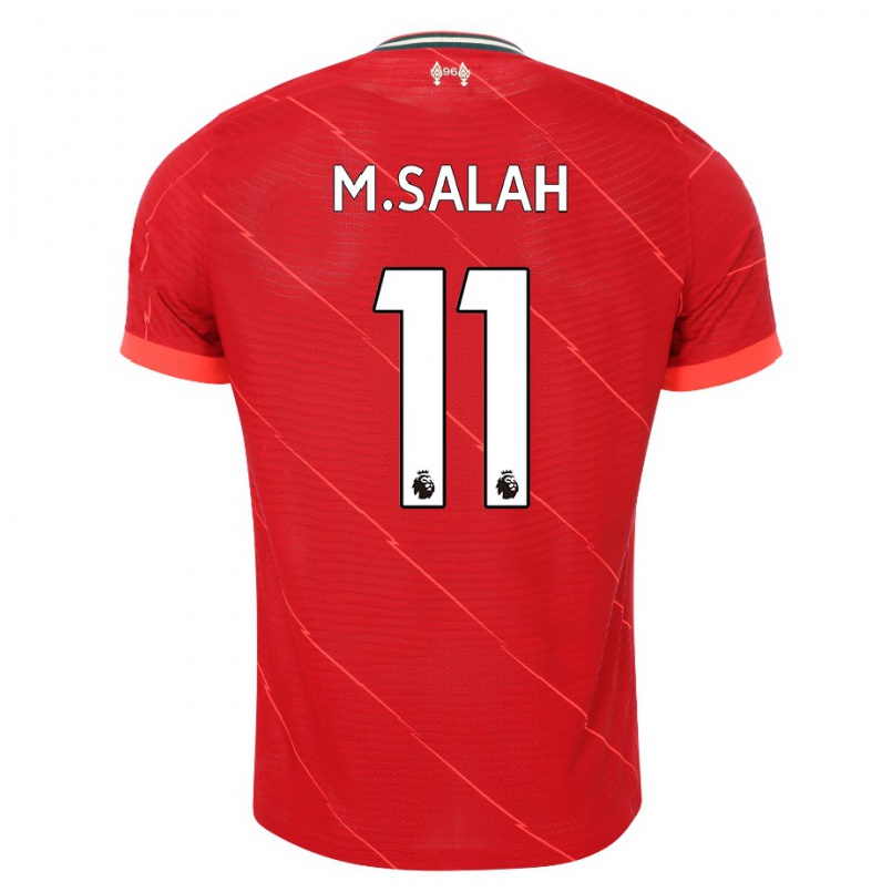 Femme Maillot Mohamed Salah #11 Rouge Tenues Domicile 2021/22 T-shirt